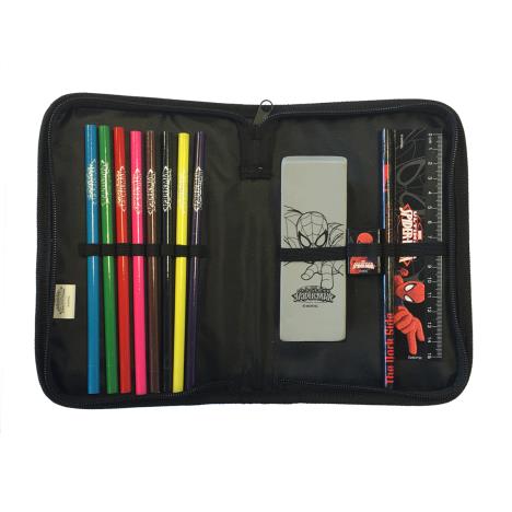 Ultimate Spiderman Single Zip Filled Pencil Case Extra Image 1